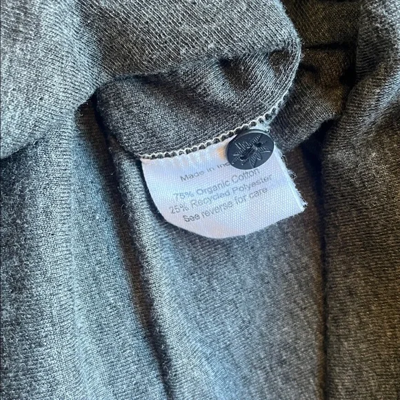 Alp & Rock Kukkia Henley Black Long Sleeve Embroidered Flower Top Shirt M - Picture 9 of 9